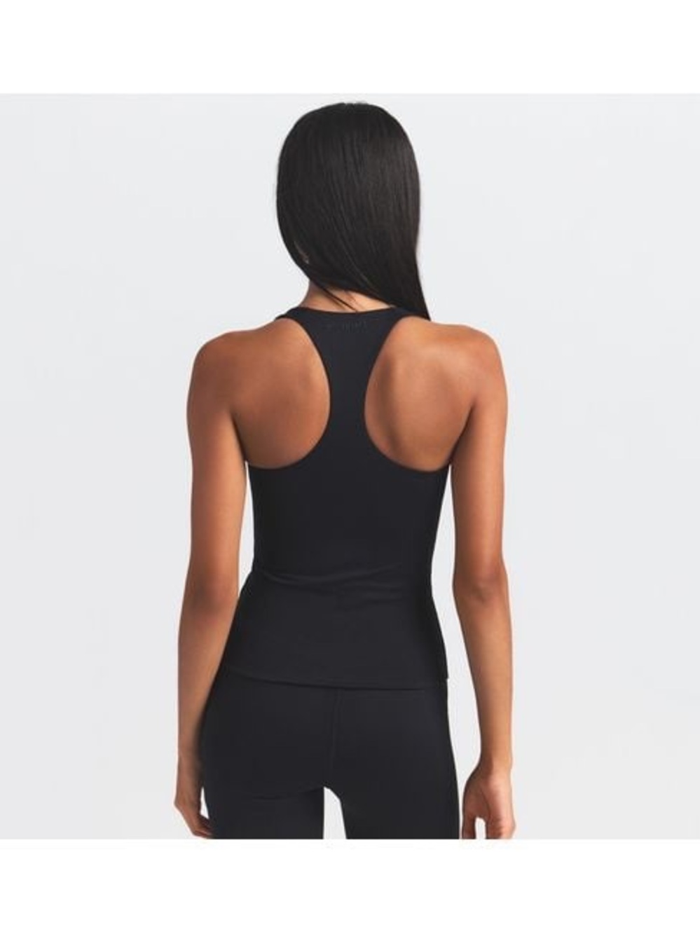 SKIMS Black Racerback Tank Top